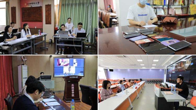 盧福財(cái)巡視碩士研究生招生復(fù)試現(xiàn)場(chǎng)，強(qiáng)調(diào)網(wǎng)絡(luò)技術(shù)支撐與咨詢服務(wù)保障工作